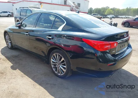 2016 Infiniti Q50 3.0T Premium z USA, uszkodzony, nr VIN JN1EV7ARXGM341327